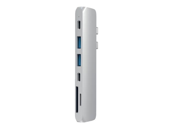 Satechi Aluminum Type-C Pro Hub Adapter - telakointiasema - USB-C / Thunderbolt 3 - HDMI