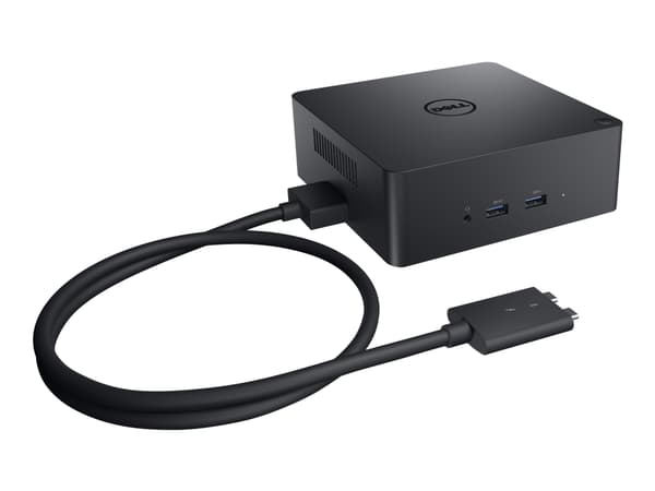 Dell Dual USB-C Thunderbolt Dock TB18DC - Dockningsstation - USB-C / Thunderbolt 3 - VGA, HDMI, DP, Mini DP, Thunderbolt - 1GbE - 210 Watt - för Prec