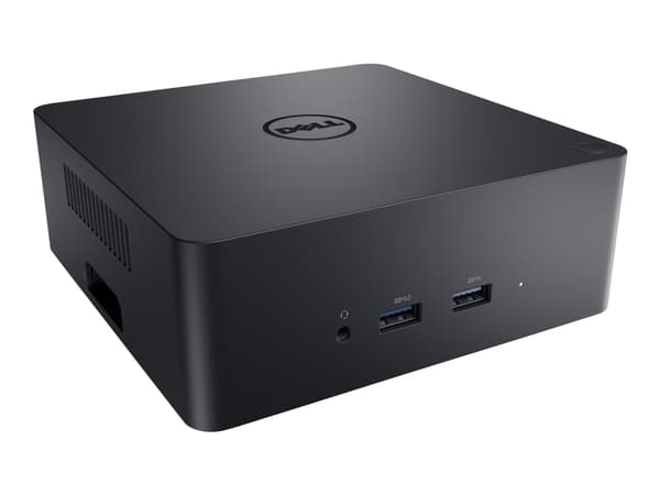 Dell Dual USB-C Thunderbolt Dock TB18DC - Dockningsstation - USB-C / Thunderbolt 3 - VGA, HDMI, DP, Mini DP, Thunderbolt - 1GbE - 210 Watt - för Prec