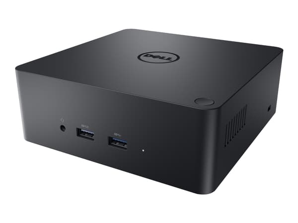 Dell Dual USB-C Thunderbolt Dock TB18DC - Dockningsstation - USB-C / Thunderbolt 3 - VGA, HDMI, DP, Mini DP, Thunderbolt - 1GbE - 210 Watt - för Prec