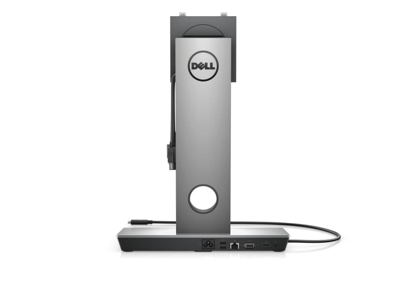 DELL DS1000, Koblet med ledninger (ikke trådløs), USB 3.2 Gen 1 (3.1 Gen 1) Type-C, 3,5 mm, USB Type-A, 10,100,1000 Mbit/s, Svart, Sølv