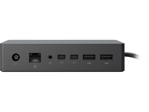 Microsoft Surface Dock dock-stasjon til mobiltelefon Nettbrett Sort