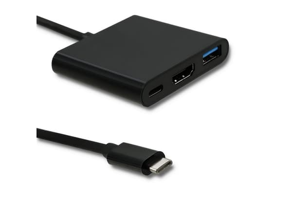 Qoltec - Telakointiasema - USB-C 3.1 - HDMI