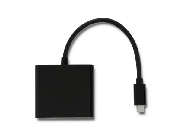 Qoltec - Telakointiasema - USB-C 3.1 - HDMI