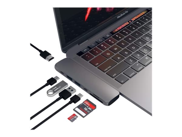 Satechi Aluminum Type-C Pro Hub Adapter - telakointiasema - USB-C