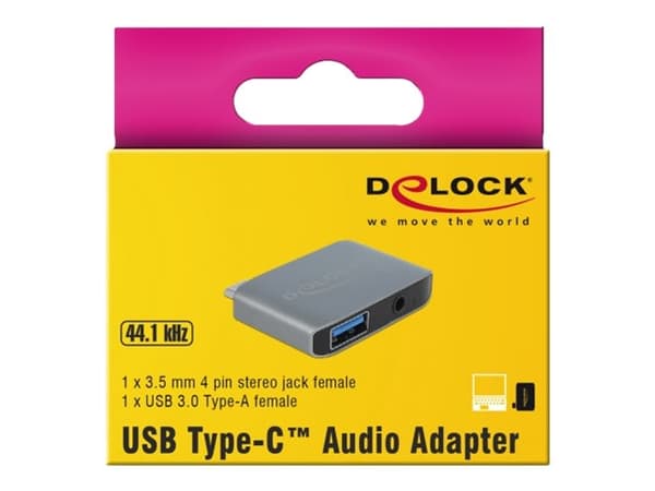 Delock - Retail Pack - dokkingstasjon - USB-C