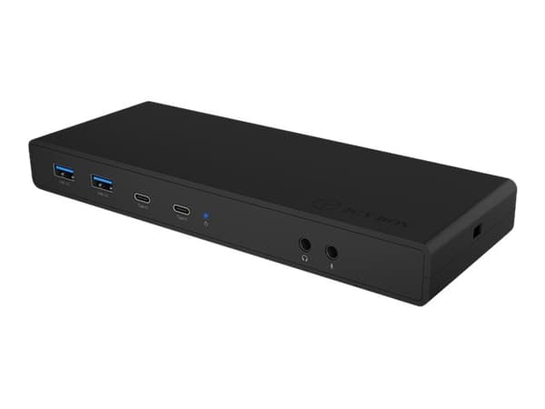 ICY BOX IB-DK2245AC - Telakointiasema - USB-C / Thunderbolt 3 - 2 x HDMI, 2 x DP - GigE - 100 Watt