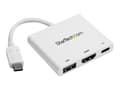 Pikkukuva 5 / 5: StarTech.com USB-C HDMI-sovitin - Valkoinen - 4K 30Hz - Thunderbolt 3 -yhteensopiva - Power Delivery (USB PD) - USB C Dongle (CDP2HDUACPW) - Videoada