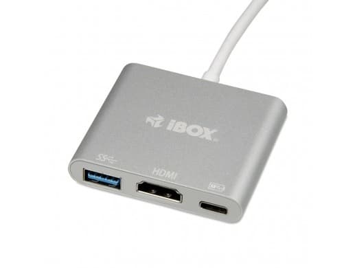 iBox IUH3CFT1, USB 3.2 Gen 1 (3.1 Gen 1) Type-C, Hopea, HDMI, USB 3.2 Gen 1 (3.1 Gen 1) Type-A, USB 3.2 Gen 1 (3.1 Gen 1) Type-C, 50 mm, 56 mm, 10 mm