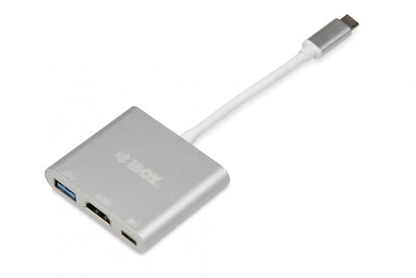 iBox IUH3CFT1, USB 3.2 Gen 1 (3.1 Gen 1) Type-C, Hopea, HDMI, USB 3.2 Gen 1 (3.1 Gen 1) Type-A, USB 3.2 Gen 1 (3.1 Gen 1) Type-C, 50 mm, 56 mm, 10 mm