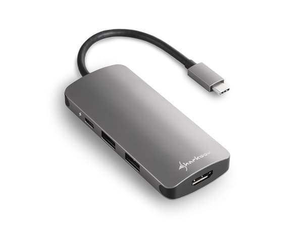 Sharkoon - Dokkingstasjon - USB-C - HDMI
