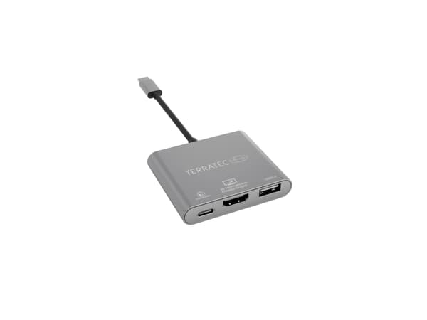 Terratec Connect C3, USB 3.2 Gen 1 (3.1 Gen 1) Type-C, Sølv, HDMI, USB 3.2 Gen 1 (3.1 Gen 1) Type-A, USB 3.2 Gen 1 (3.1 Gen 1) Type-C, USB, Windows 1