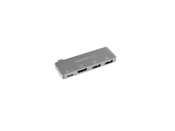 Terratec Connect c4, USB 3.2 Gen 1 (3.1 Gen 1) Type-C, Sølv, HDMI, USB 3.2 Gen 1 (3.1 Gen 1) Type-A, Aluminium, China, USB