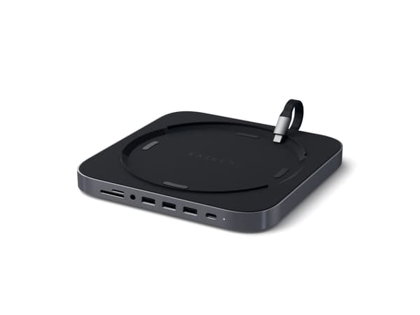 Satechi ST-ABHFM Type-C Aluminium Stand &amp; Hub - telakointiasema - USB-C - Apple Mac mini (Lähetetty 2018) -malliin