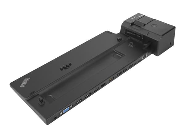 Lenovo 40AJ0135EU laptop-dokkingstasjon og portreplikator Dokking Sort