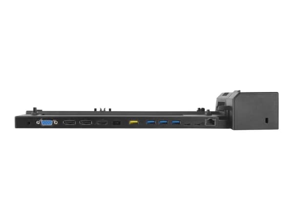 Lenovo 40AJ0135EU laptop-dokkingstasjon og portreplikator Dokking Sort