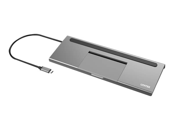 Unitek uHUB 11+ - Telakointiasema - USB-C - VGA, HDMI, DP - GigE