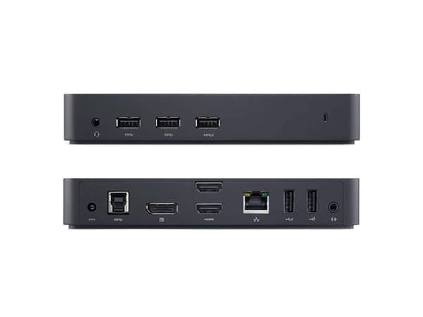 Dell D3100 - Dokkingstasjon - USB - 2 x HDMI, DP - 1GbE - for Inspiron 15 Gaming 7567; Latitude 3340
