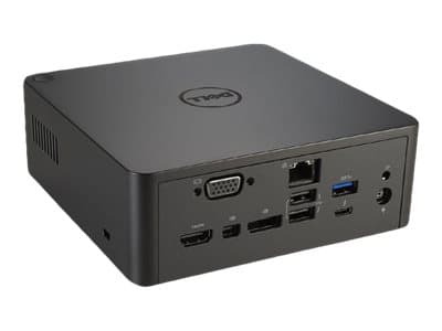 DELL TB18DC, Langallinen, USB 3.2 Gen 1 (3.1 Gen 1) Type-B, 3,5 mm, USB A-tyyppi, USB B-tyyppi, 10,100,1000 Mbit/s, 10BASE-T, 100BASE-T, 100BASE-TX,
