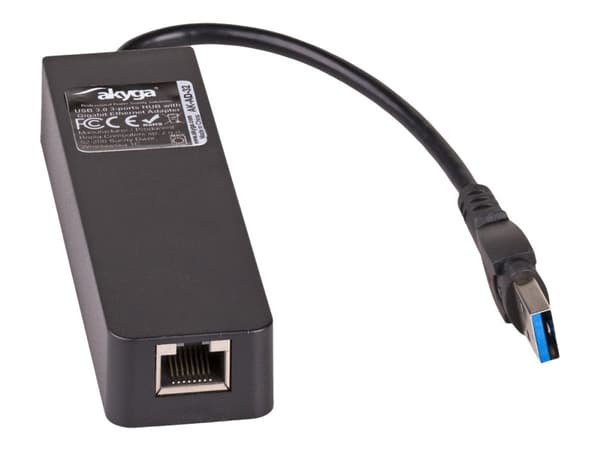 Akyga AK-AD-32, USB 3.2 Gen 1 (3.1 Gen 1) Type-A, Musta, USB 3.2 Gen 1 (3.1 Gen 1) Type-A, Polyvinyylikloridi (PVC), Puola, CE