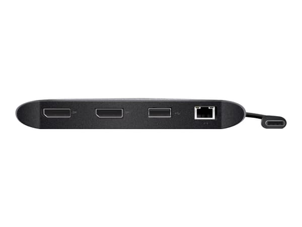 ALOGIC TB3D2DPBL-SGR, Thunderbolt 3, DisplayPort, RJ-45, USB 3.2 Gen 1 (3.1 Gen 1), Musta, Harmaa, Windows 10, Mac OS X 10.12 Sierra, Mac OS X 10.13
