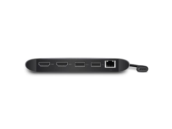 ALOGIC TB3D2DPBL-SGR, Thunderbolt 3, DisplayPort, RJ-45, USB 3.2 Gen 1 (3.1 Gen 1), Musta, Harmaa, Windows 10, Mac OS X 10.12 Sierra, Mac OS X 10.13