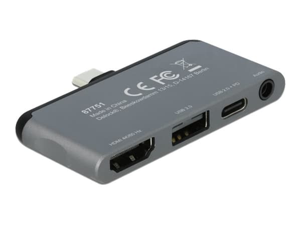 Delock Mini - Dokkingstasjon - USB-C - HDMI