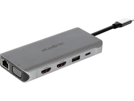ALLNET PSUC0216, USB 3.2 Gen 1 (3.1 Gen 1) Type-C, 100 W, Grå, MicroSD (TransFlash), SD, 3,5mm, HDMI, RJ-45, USB 2.0, USB 3.2 Gen 1 (3.1 Gen 1) Type-