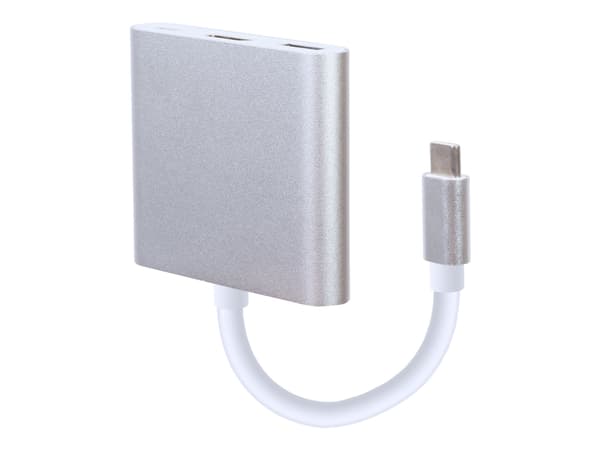 Gembird A-CM-HDMIF-02-SV - Dockningsstation - USB-C 3.1 / Thunderbolt 3 - HDMI