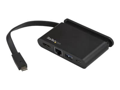 StarTech.com USB C Multiport Adapter, USB-C Travel Mini Dock to 4K HDMI with 100W PD 3.0 Pass-Through, USB-A USB-C, Gigabit Ethernet, Portable USB 3.