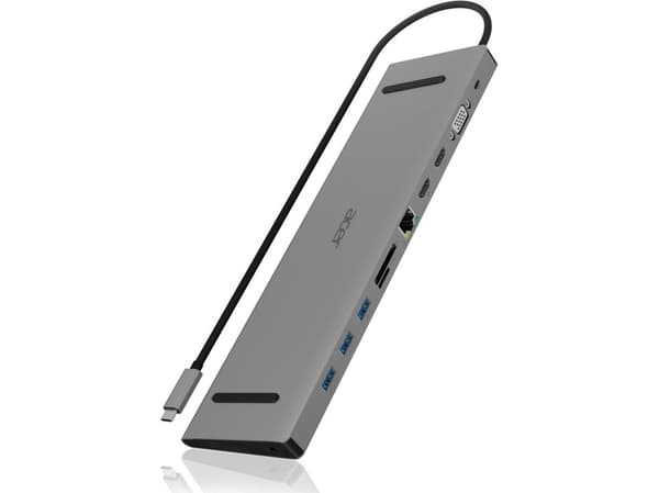 Acer ACG-DCK-C-1 - Dockningsstation - USB-C - VGA, HDMI - 100 Watt