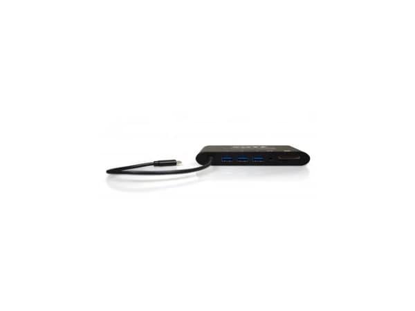 Port Designs 901906, USB 3.2 Gen 1 (3.1 Gen 1) Type-C, Musta, MMC, MicroSD (TransFlash), SD, HDMI, RJ-45, USB 3.2 Gen 1 (3.1 Gen 1) Type-A, USB 3.2 G