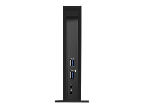 ICY BOX IB-DK2242AC, Langallinen, USB 3.2 Gen 1 (3.1 Gen 1) Type-A, 3,5 mm, 10,100,1000 Mbit/s, Musta, 5000 Gbit/s