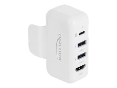 DeLOCK 64080, USB 2.0 Type-C, Valkoinen, 59 mm, 74 mm, 34 mm, 1 kpl