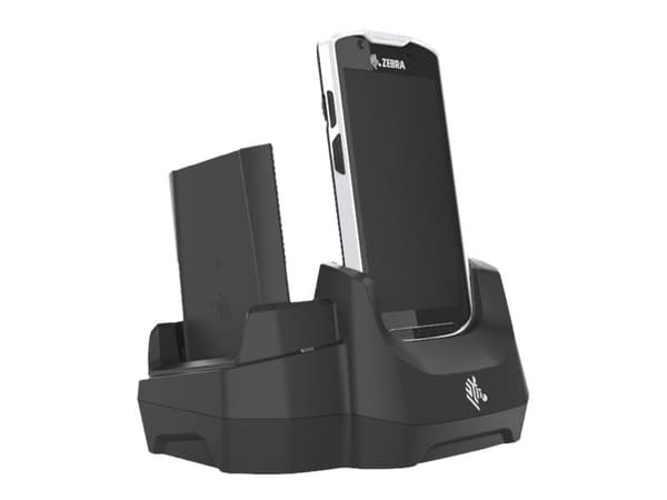 Zebra Single slot cradle with 2nd spare battery charging slot kit - Dokkingstasjon - USB / Ethernet - for Zebra TC51, TC52, TC56, TC57, TC57x