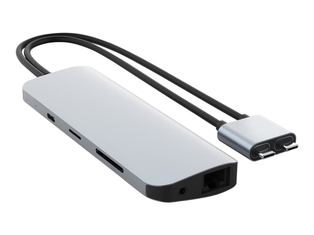HYPER HD392-SILVER, USB 3.2 Gen 1 (3.1 Gen 1) Type-C, 3.5mm, HDMI, RJ-45, USB 3.2 Gen 1 (3.1 Gen 1) Type-A, USB 3.2 Gen 1 (3.1 Gen 1) Type-C, MicroSD