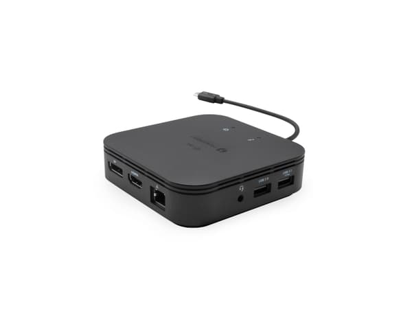 i-tec TB3TRAVELDOCKPD, Ledningsført, Thunderbolt 3, 60 W, 3,5 mm, 10,100,1000 Mbit/s, Sort