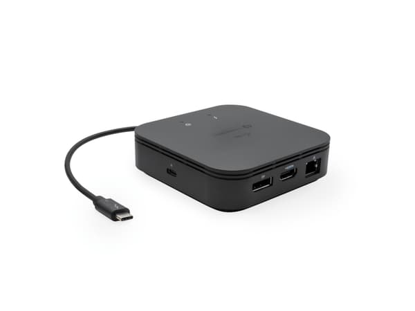 i-tec TB3TRAVELDOCKPD, Ledningsført, Thunderbolt 3, 60 W, 3,5 mm, 10,100,1000 Mbit/s, Sort