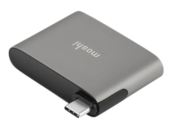 Moshi - Videokort - 24 pin USB-C hane till HDMI, 24 pin USB-C hona - Stöd för Power Delivery 3.0, 4K60Hz stöd