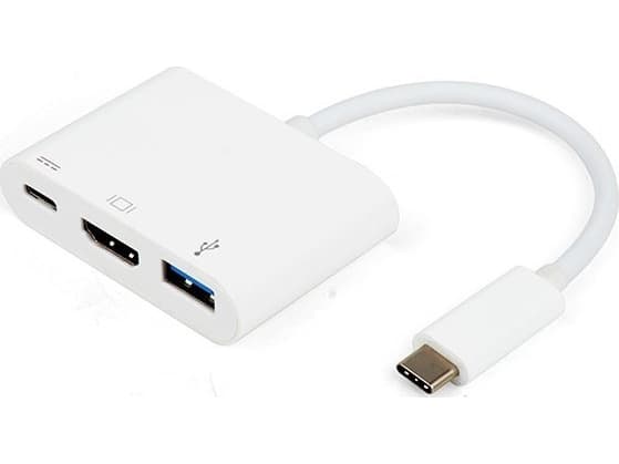 Vivanco 34293, USB 3.2 Gen 1 (3.1 Gen 1) Type-C, Vit, USB 3.2 Gen 1 (3.1 Gen 1) Type-C, Windows 10, Windows 7, Windows 8.1, Mac OS X 10.6 Snow Leopar