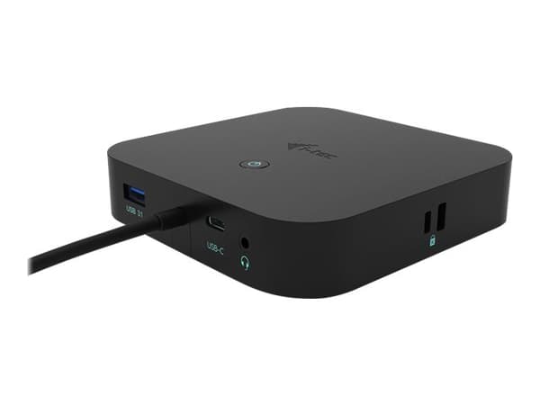 i-Tec USB-C Dual Display Docking Station with Power Delivery - Dockningsstation - USB-C / Thunderbolt 3 - DP - 1GbE