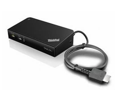 Lenovo 40A40090EU, Langallinen, USB 3.2 Gen 1 (3.1 Gen 1) Type-A, 10,100,1000 Mbit/s, Musta, 3840 x 2160 pikseliä, Lenovo