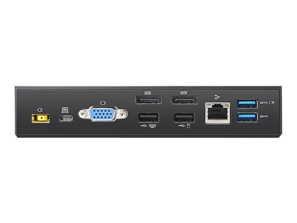 Lenovo ThinkPad USB-C telakka - Telakointiasema - USB-C - VGA - GigE - 90 Watt - Europa - ThinkPad E14 Gen 4; E15 Gen 4; L13 Yoga Gen 3; L14 Gen 3; T