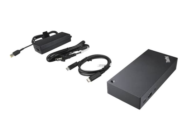Lenovo ThinkPad USB-C telakka - Telakointiasema - USB-C - VGA - GigE - 90 Watt - Europa - ThinkPad E14 Gen 4; E15 Gen 4; L13 Yoga Gen 3; L14 Gen 3; T