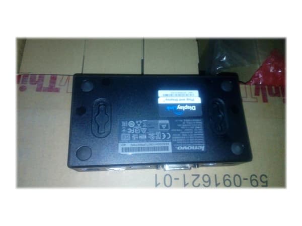 Lenovo ThinkPad USB 3.0 Pro Dock - Dockningsstation - USB 3.0 - DP - 1GbE - 45 Watt - FRU