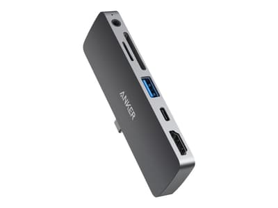 Anker PowerExpand Direct 6-in-1 USB-C PD Media Hub - Dokkingstasjon - USB-C - HDMI - for Apple 11-inch iPad Pro (1. generasjon, 2. generasjon); 12.9-