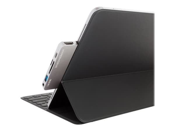HYPER HD319B, USB 3.2 Gen 1 (3.1 Gen 1) Type-C, Silver, MicroSD (TransFlash), SD, 3,5mm, HDMI, USB 2.0, USB 3.2 Gen 1 (3.1 Gen 1) Type-A, USB 3.2 Gen