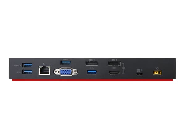 Lenovo ThinkPad Thunderbolt 3 Dock - Portreplikator - Thunderbolt 3 - VGA, HDMI, 2 x DP - 1GbE - 135 Watt - Vietnam, Europa