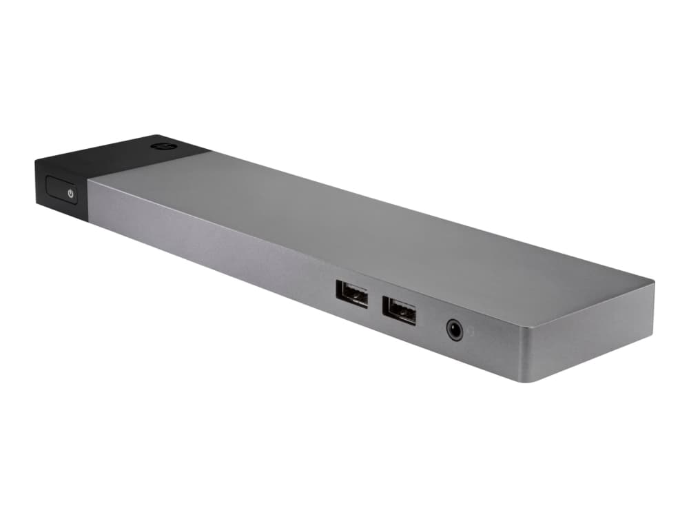 HP Elite 90W Thunderbolt 3 Dock - Dokkingstasjon - Thunderbolt 3 - VGA, Mini DP - GigE - 90 watt - EU - for Elite x2; EliteBook 830 G5, 840 G5, 850 G
