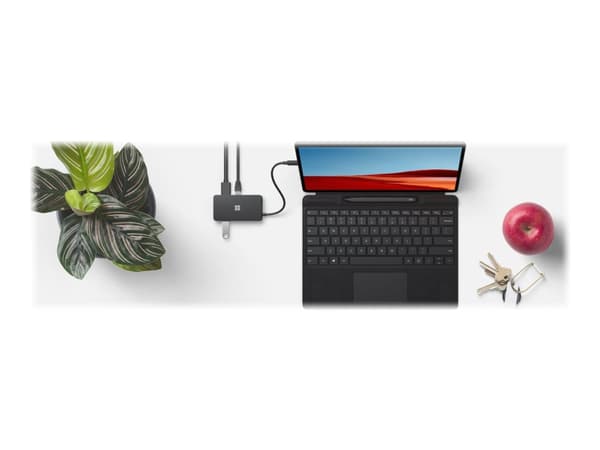 Microsoft USB-C Travel Hub - Dokkingstasjon - USB-C - VGA, HDMI - GigE